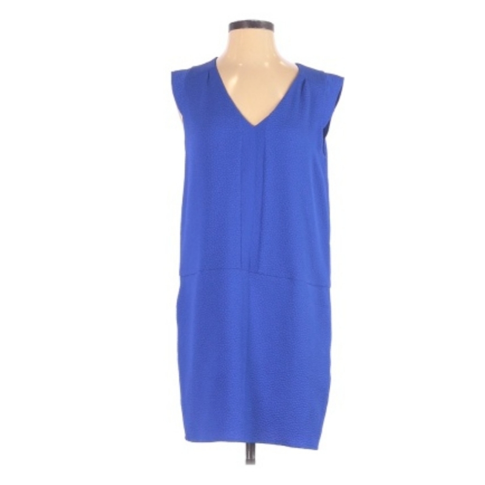 TU EKYOG blue drop waist dress with pockets